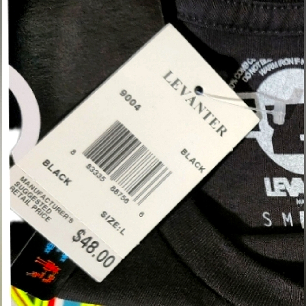 Levanter F***N Monday T-Shirt Black & Multicolor Size L - Picture 8 of 11